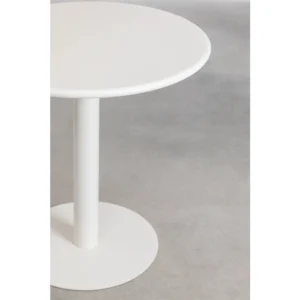 mobiliario-contract-mesa blanca tablero redondo 70cm 2